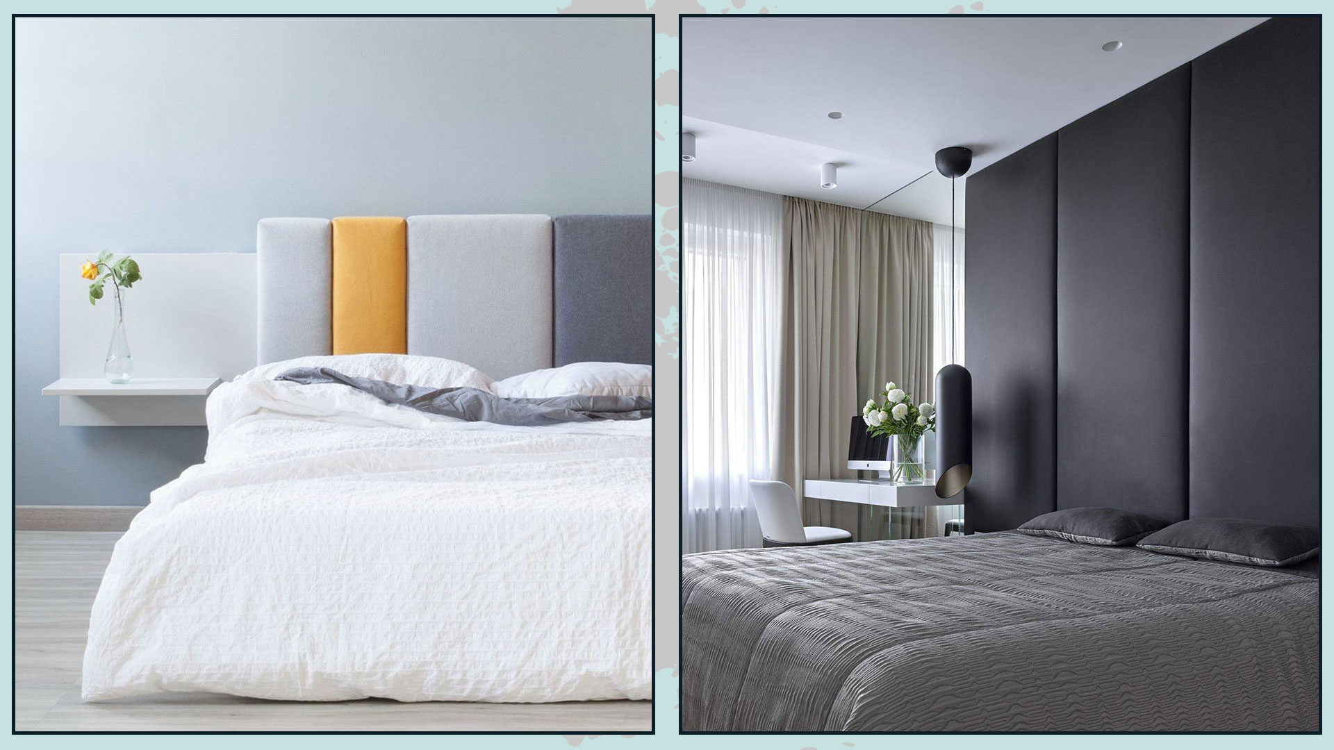 Testiera Imbottita Con Pannello Decorativo - Parete Imbottita 91cm Ecopelle Bianca