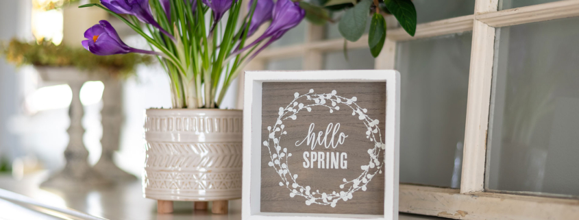 Decorate home in spring