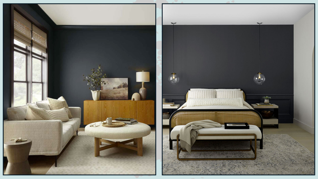 Blackberry and Dark Terracotta Bedroom Color Combos  House color palettes,  Earth colour palette, Black color palette