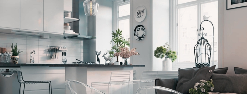 scaldare un ambiente grigio